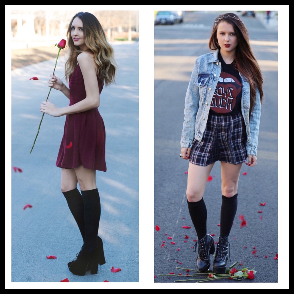 3 PAIRS B.O.C. TALL KNEE HIGH BOOT SOCKS A3C - Picture 3 of 8